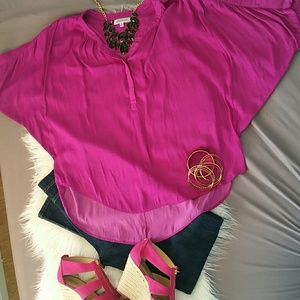 Purple Jennifer Lopez extra large shirt & jeans